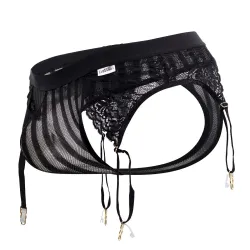 CandyMan String Porte-Jarretelles Turan Noir